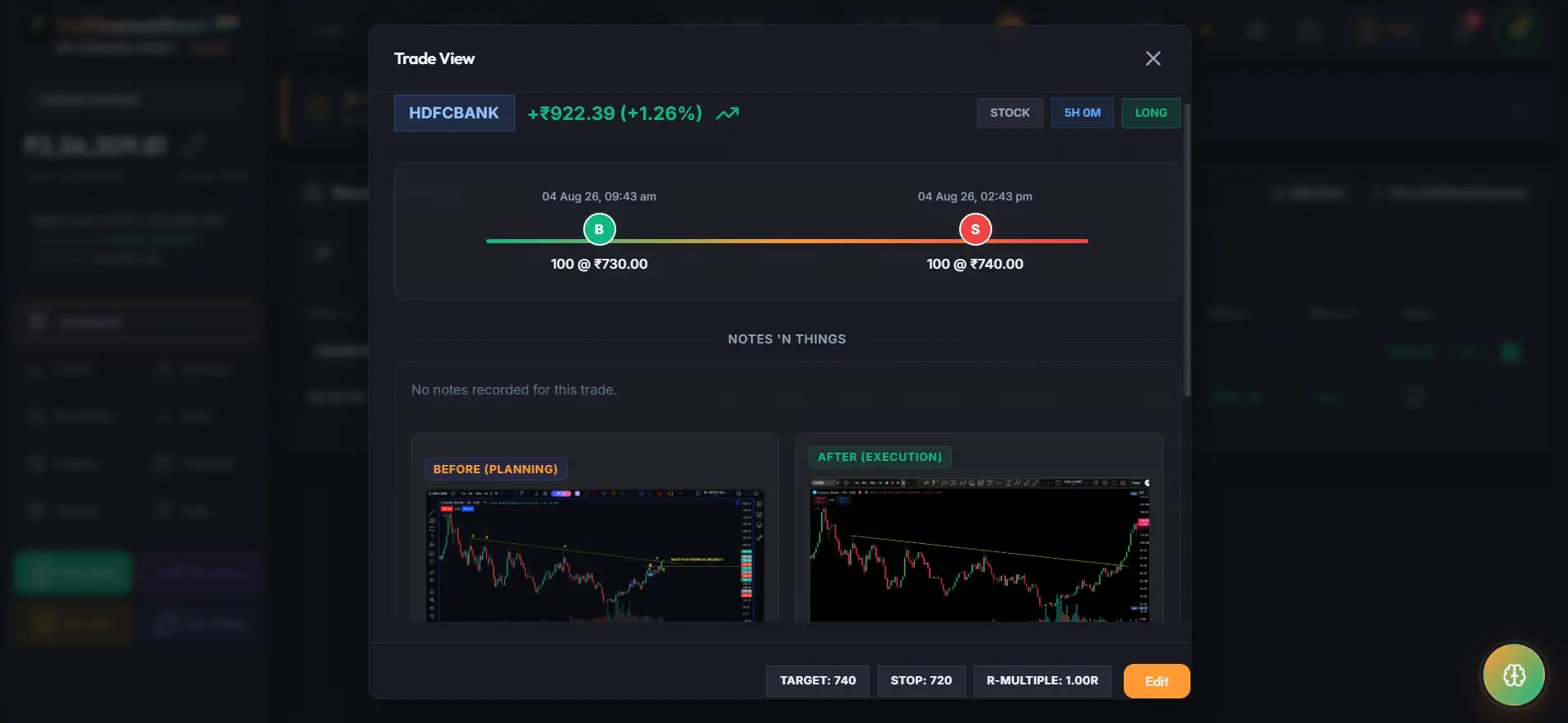 Trade View Window and Lightbox Preview